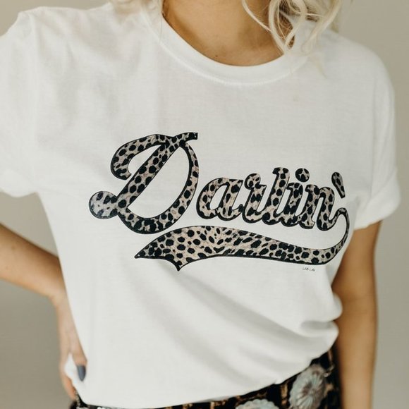 LEOPARD DARLIN Handmade Graphic Tee - Picture 6 of 6